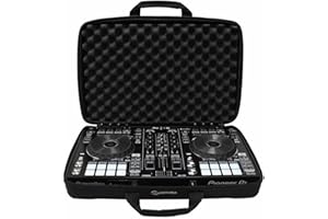 Odyssey BMSLDJCS Small Size DJ Controller and 25 Note Keyboard Case - Heavy Duty EVA Exterior and Foam Lined Interior - Non S