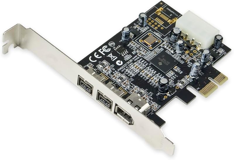 Syba Iocrest PCI-Express Controller Card 2 Firewire 1394b Ports Windows