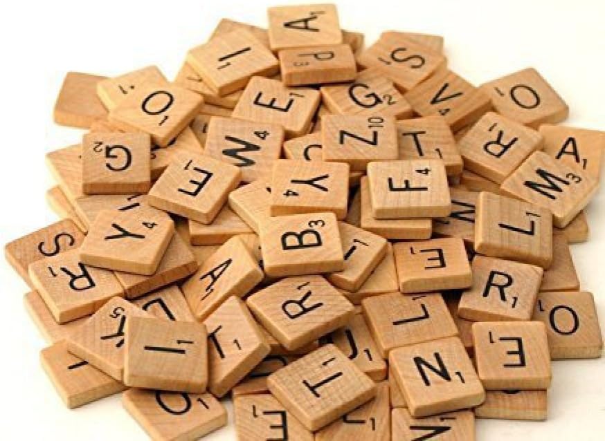 1000 Scrabble Tiles - NEW Scrabble Letters - Wood Pieces - 10 Complete Sets - Great for Crafts, Pendants, Spelling by Fuhaieec
