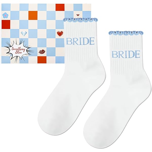 Something Blue Bridal Shower Gift Pair Bridesmaid Bride Maid Of