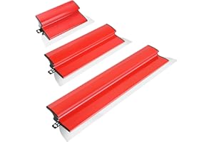 Yabingbos Drywall Skimming Blade Set – 0.5 mm Stainless Steel Blades, Drywall Finishing Tools, 10", 16", 32" Skimming Blades,