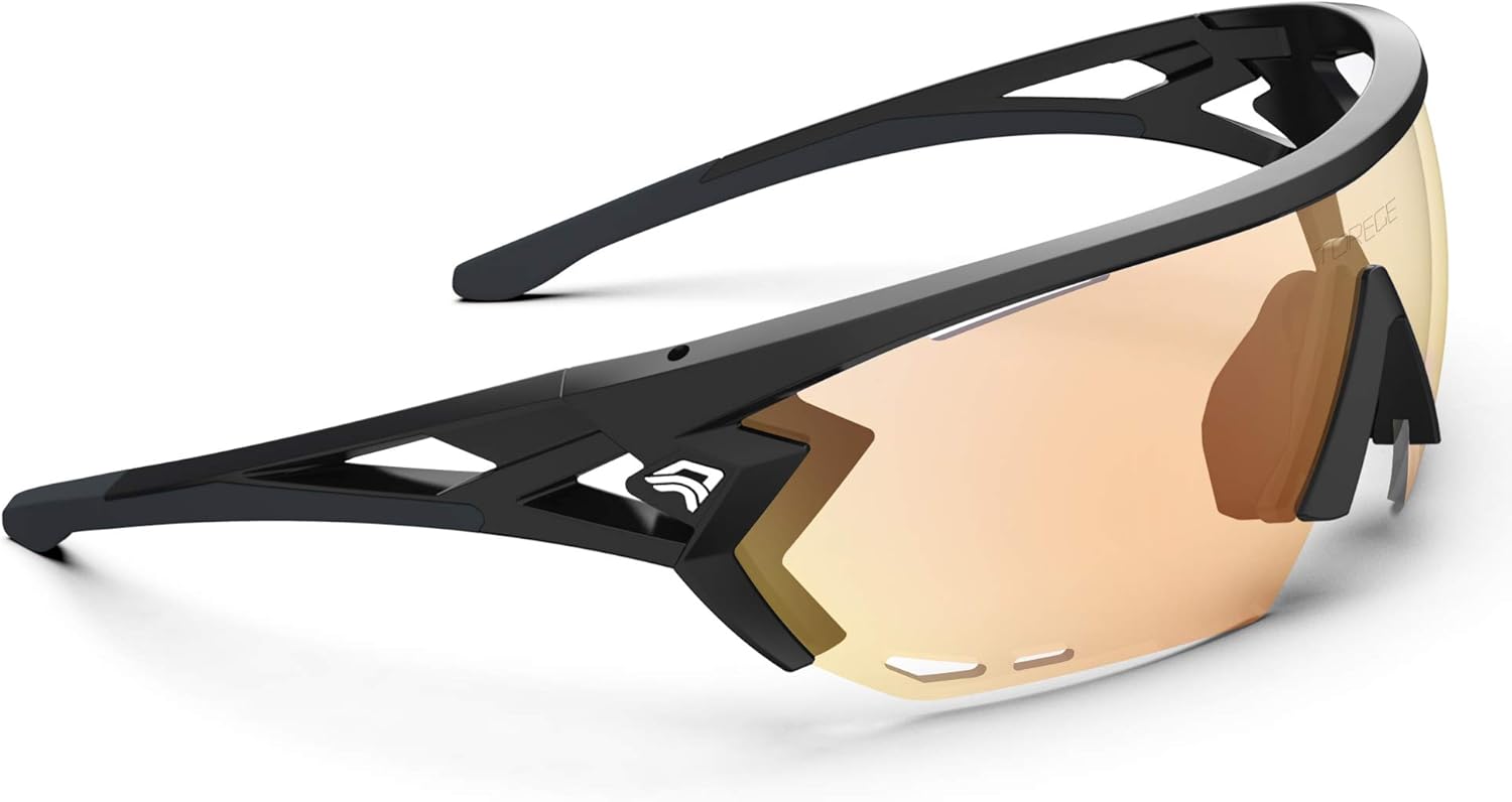 TOREGE Sports Sunglasses with 1.4mm Polarized Lens For Men Women