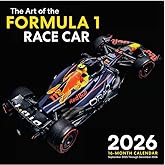 2026 The Art of FORMULA 1 Race Car WALL CALENDAR