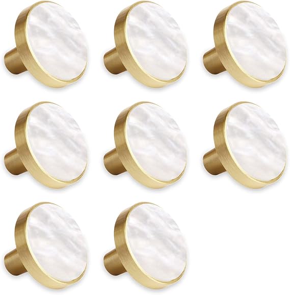 8 Stück Kommodenknöpfe Messing Schrankknöpfe Dekorative