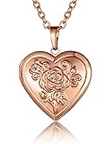 GOLDCHIC JEWELRY Rose Gold Locket Necklace That