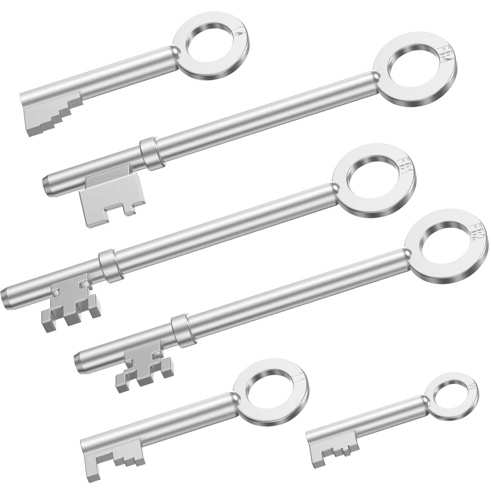 FB Keys Set 6pcs, Mellbree Fire Brigade Keys FB, FB1, FB2, FB4, FB11, FB14