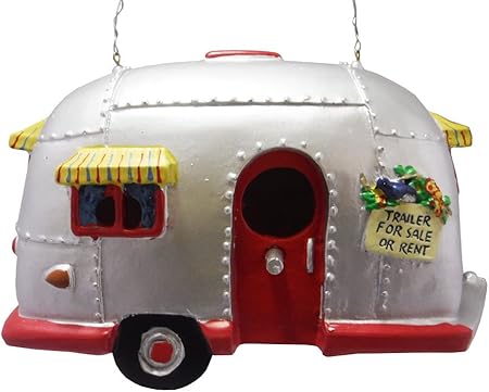 Amazon Com Camper Birdhouse Trailer Bird House Airstream Style