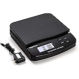 Amazon Basics Digital Postal Table Top Scale with AC Adapter, Counting Function - 65 Pound Capacity, 0.1 Ounce Readability