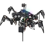 FREENOVE Big Hexapod Robot Kit for Raspberry Pi 4 B 3 B+ B A+, Walking, Self Balancing, Live Video, Face Recognition, Pan Til