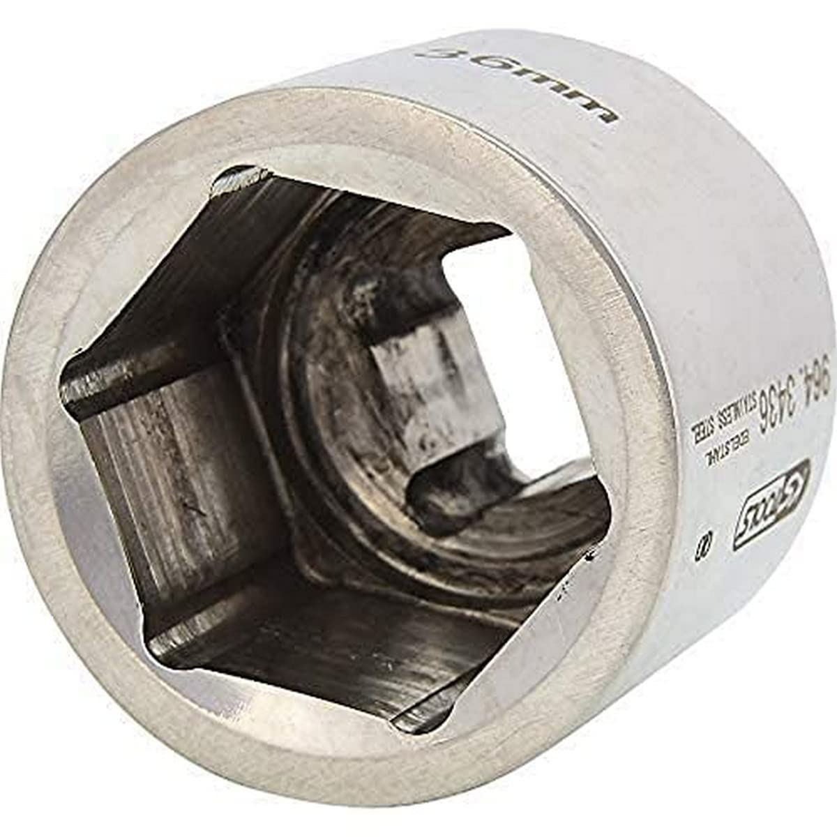 KS Tools 9643446 Stainless Steel Bit Socket, Hex, 46 mm, 3/4 "