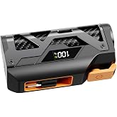 HEYZAKKA Lightweight 21700 Battery Storage Box with Type C Port, Portable DIY Power Bank Case for Outdoor Travel Commuting (Battery Not Included) Black