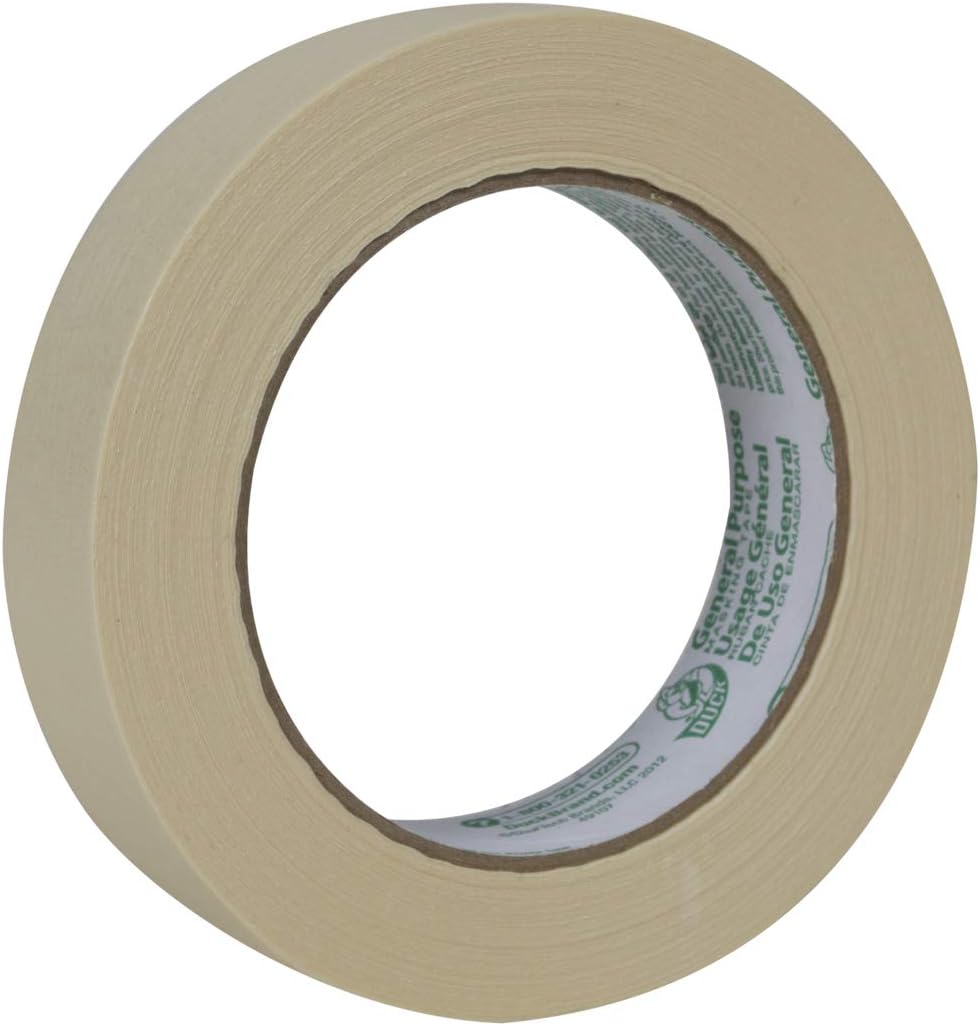Duck Brand General Purpose Masking Tape - Beige, 1.88 in. x 60 yd., 2-Pack - - 