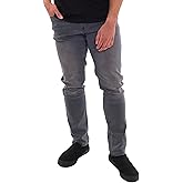 Kenneth Cole REACTION Slim Fit Jeans for Men, 2-Way Stretch Jeans Slim Fit 5-Pocket, Stretch Denim Pants for Men
