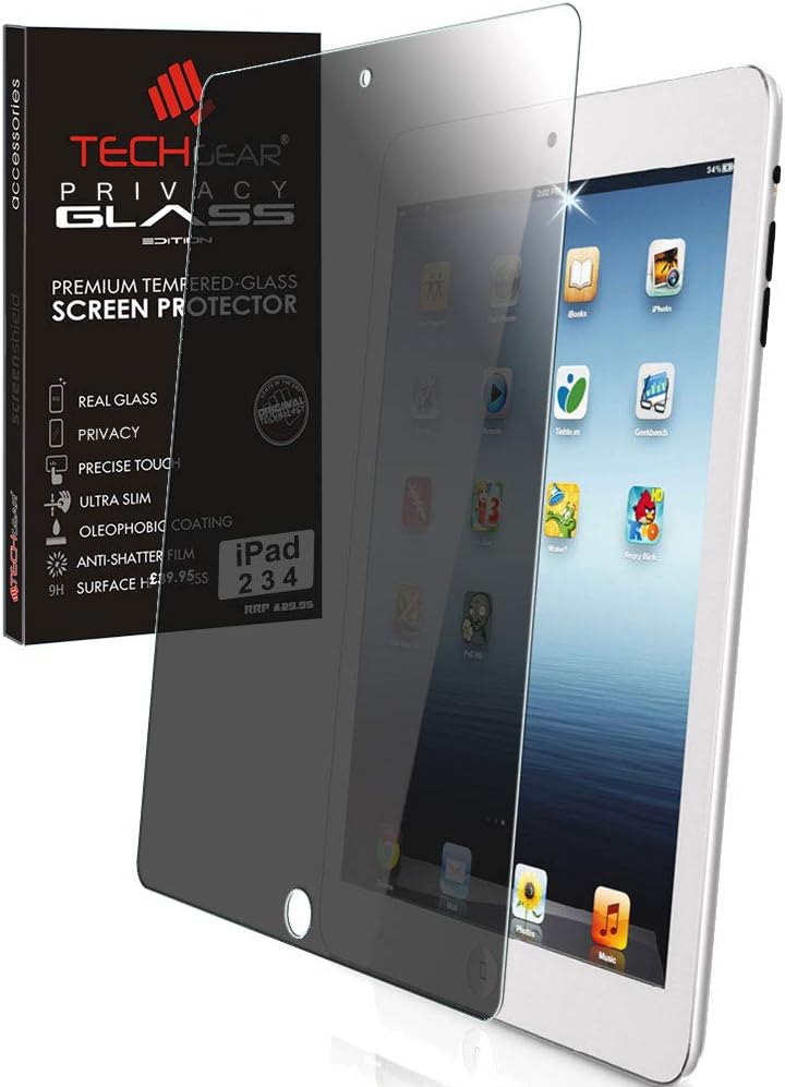 TECHGEAR Anti Spy Screen Protector for iPad 4 3 2