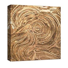 Canvas Wall Art Abstract Oil Painting Features Painting Artwork for Home Decor Framed - 12x12 inches