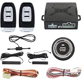 EASYGUARD EC003-1 PKE Passive Keyless Entry Car Alarm System Push Button Start Remote Start Starter DC12V