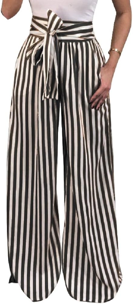 vertical striped palazzo pants