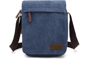 Sechunk Vintage Canvas Messenger Cross body bag Shoulder bag