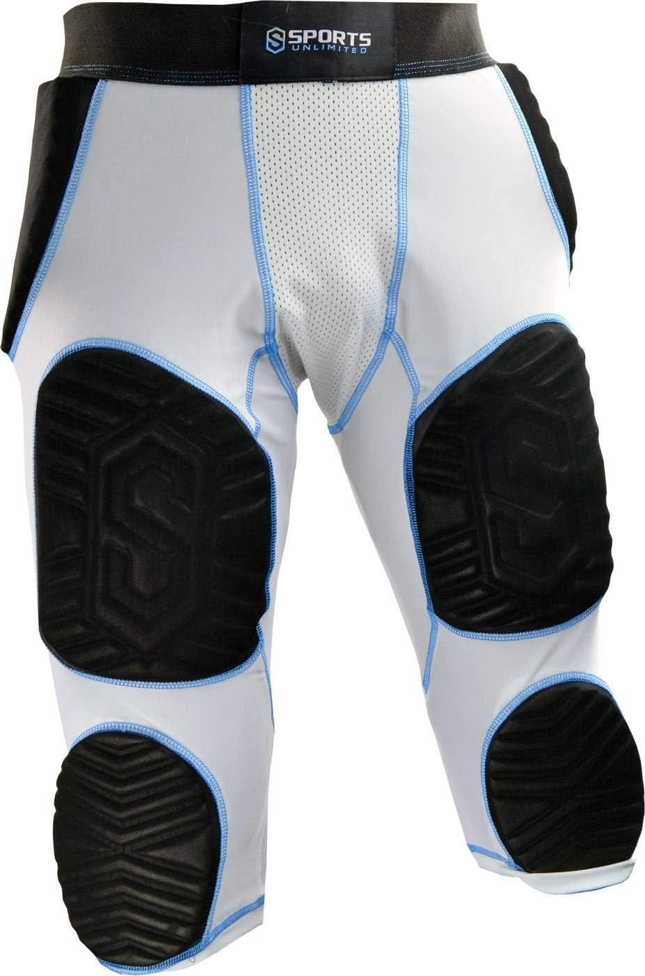 Sports Unlimited Adult 7 Pad Integrated Football Girdle - Flex Thigh Pads : Sports & Outdoors