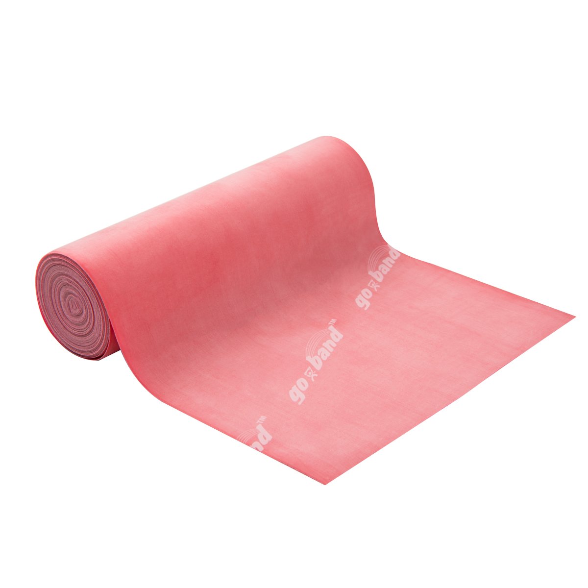 CanDo Resistance band / training band / gymnastics band - 5.5 m - red (light) - alternative to dumbbells