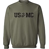 zerogravitee USMC Eagle Globe Anchor Crewneck Sweatshirt
