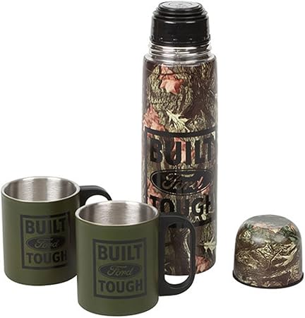 thermos flask and mug set