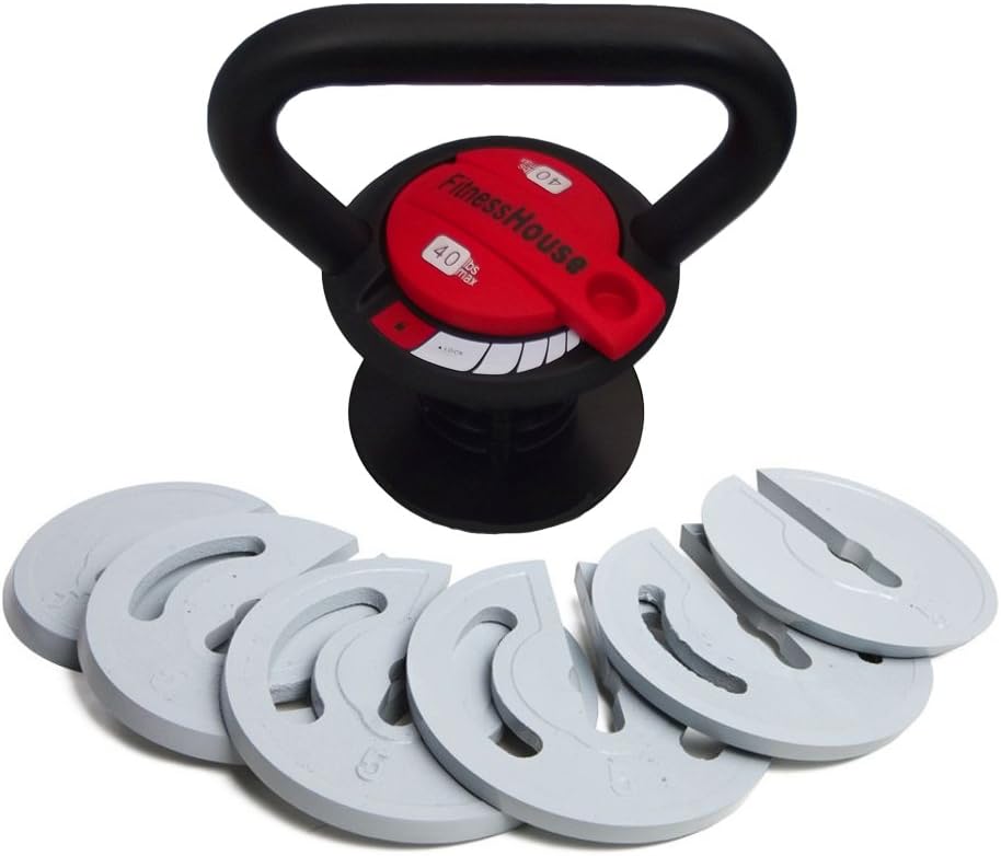Fitness House Kettlebel FH Pesa Rusa, Unisex Adulto, Gris, Talla ...
