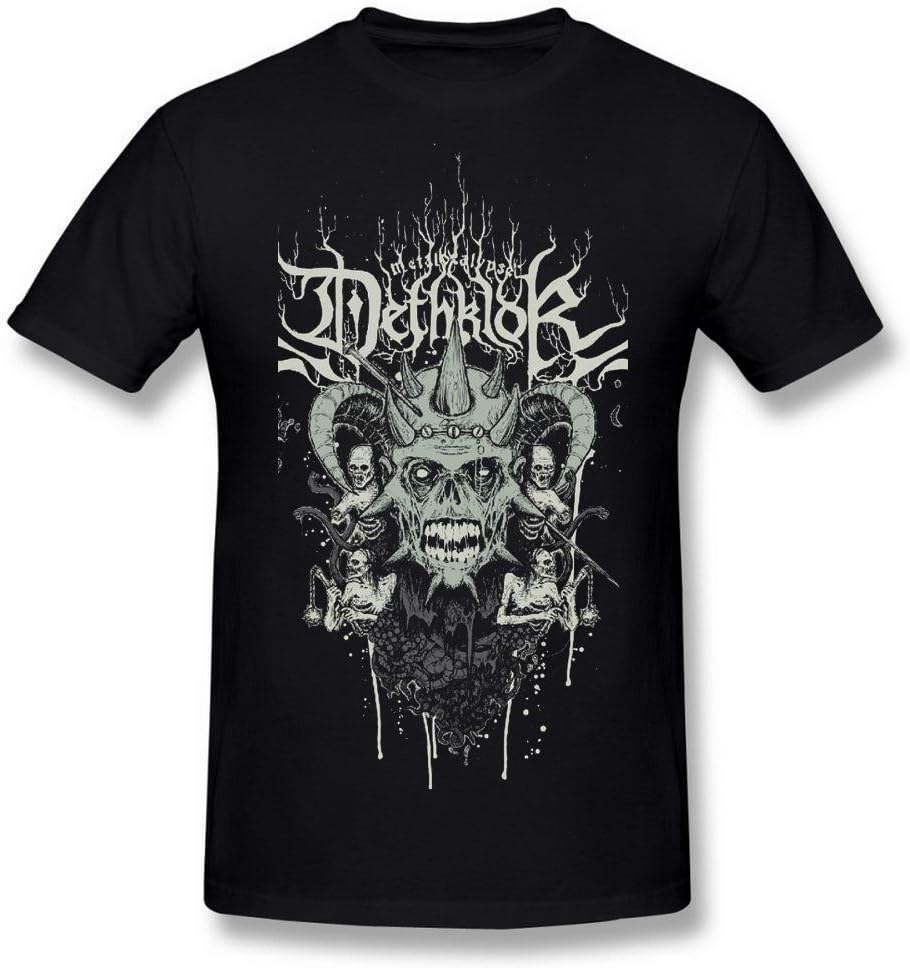 Maven Men's Dethklok Metalocalypse Logo Poster Black T Shirt by