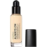 Smashbox Always On Skin-Balancing Foundation | Medium-To-Full Coverage Foundation | Hyaluronic Acid with a Natural-Looking, Second-Skin Finish, 1 Fl Oz