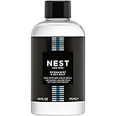 NEST New York Reed Diffuser Liquid Refill, Ocean Mist &amp; Sea Salt | 5.9 fl oz - Fragrance for Up to 90 Days - Flame Free