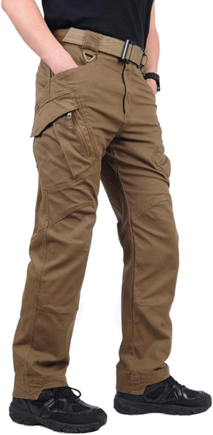 Men's Outdoor Pants Trousers Trousers Cargo Cotton with Many