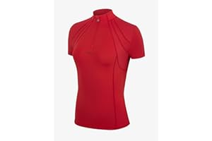 LeMieux Mia Mesh Base Layer - Women's Short Sleeve Top - Lightweight - Sweat Wicking - 360 Stretch - Equestrian Activewear