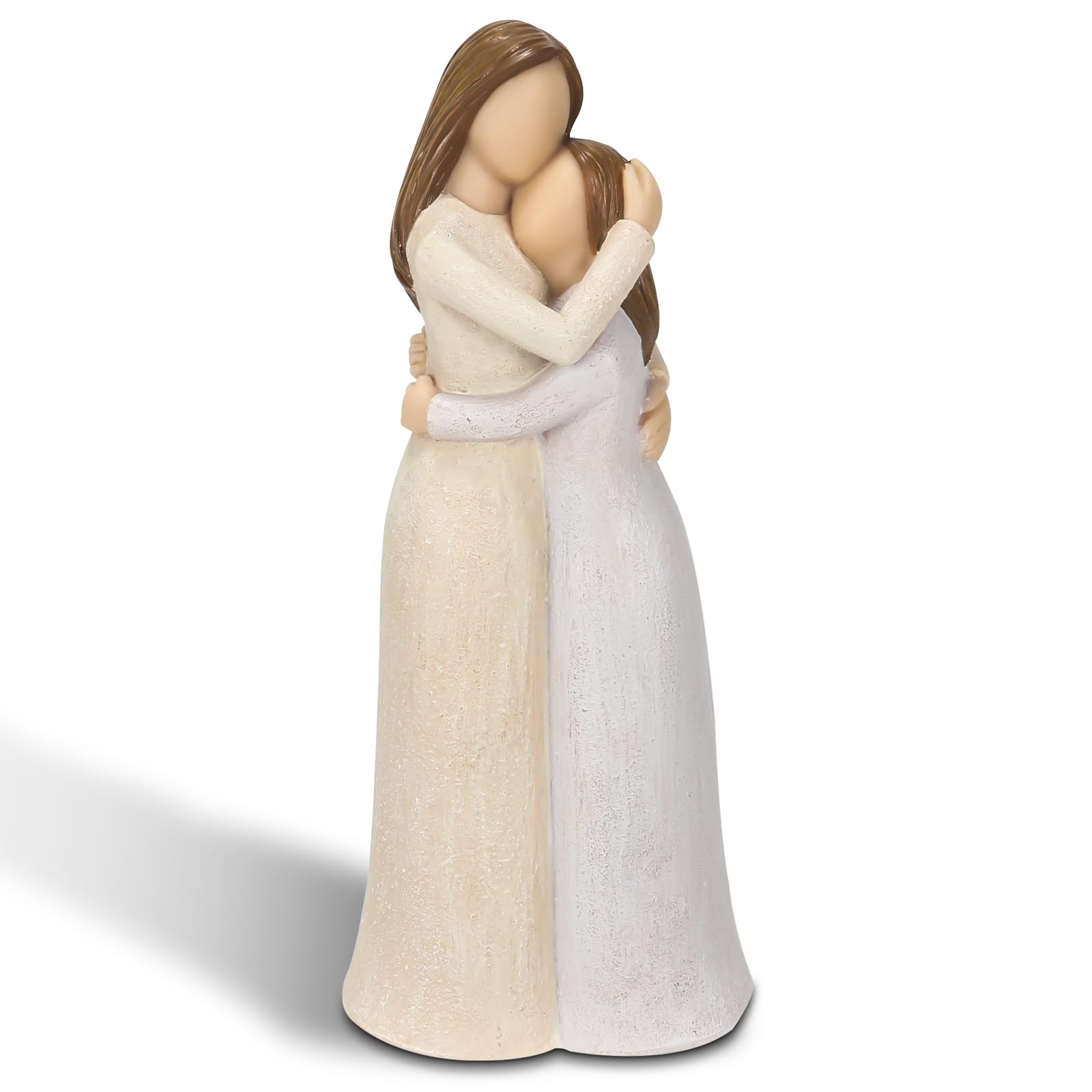 Carracci Gifts for Mom from Daughter, Mother Daughter Figurines, Resin Sculpted Hand-Painted Figure, Small Figurines Home Decor, Daughter Gifts from Mom, Living Room Tabletop Shelf Decor Statue