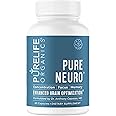 PureLife Organics Pure Neuro - Supplement for Eliminating Brain Fog, Memory Support & Focus Enhancement - 30 Day Supply - 60 Vegan & Gluten-Free Capsules - Doctor Formulated for Brain Health Support