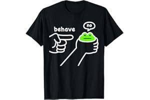 Wyxexx Dishonest Frog Funny Frog Meme Behave No Cartoon Design T-Shirt