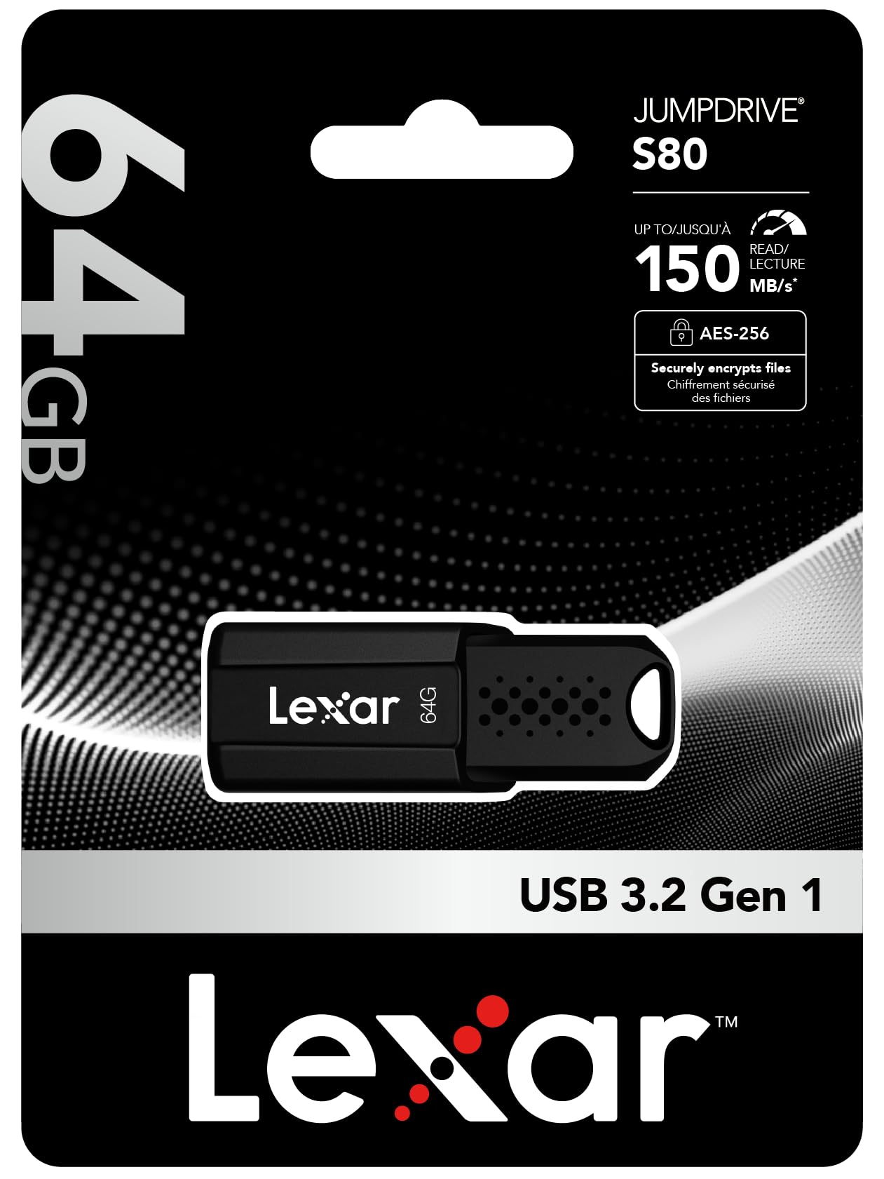 Lexar USB 3.1 JUMPDRIVE S80 64GB 150R 60W