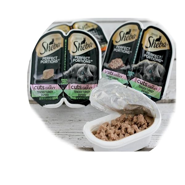 SHEBA PERFECT PORTIONS CUTS IN GRAVY TENDER TURKEY...