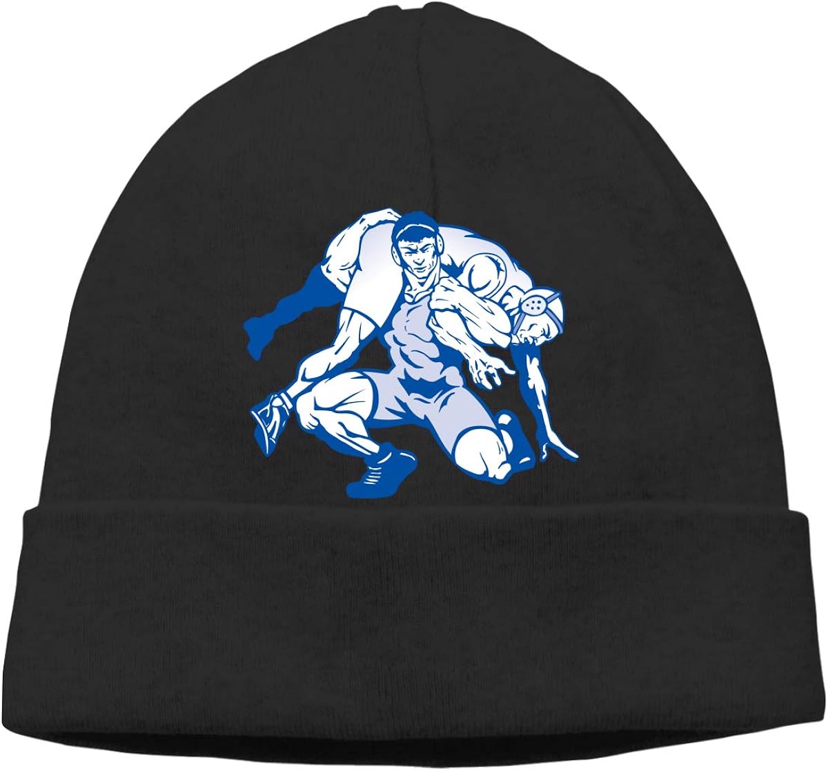 Unisex Beanie Cap, Wrestling Trendy Cuffed Skull Knit Hat