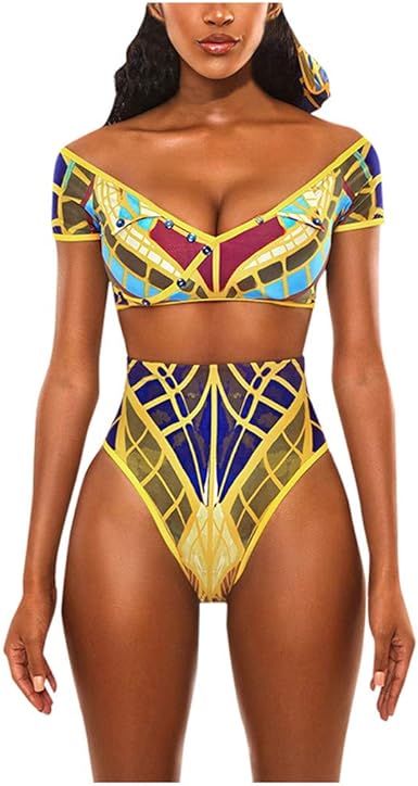 african print bathing suit amazon