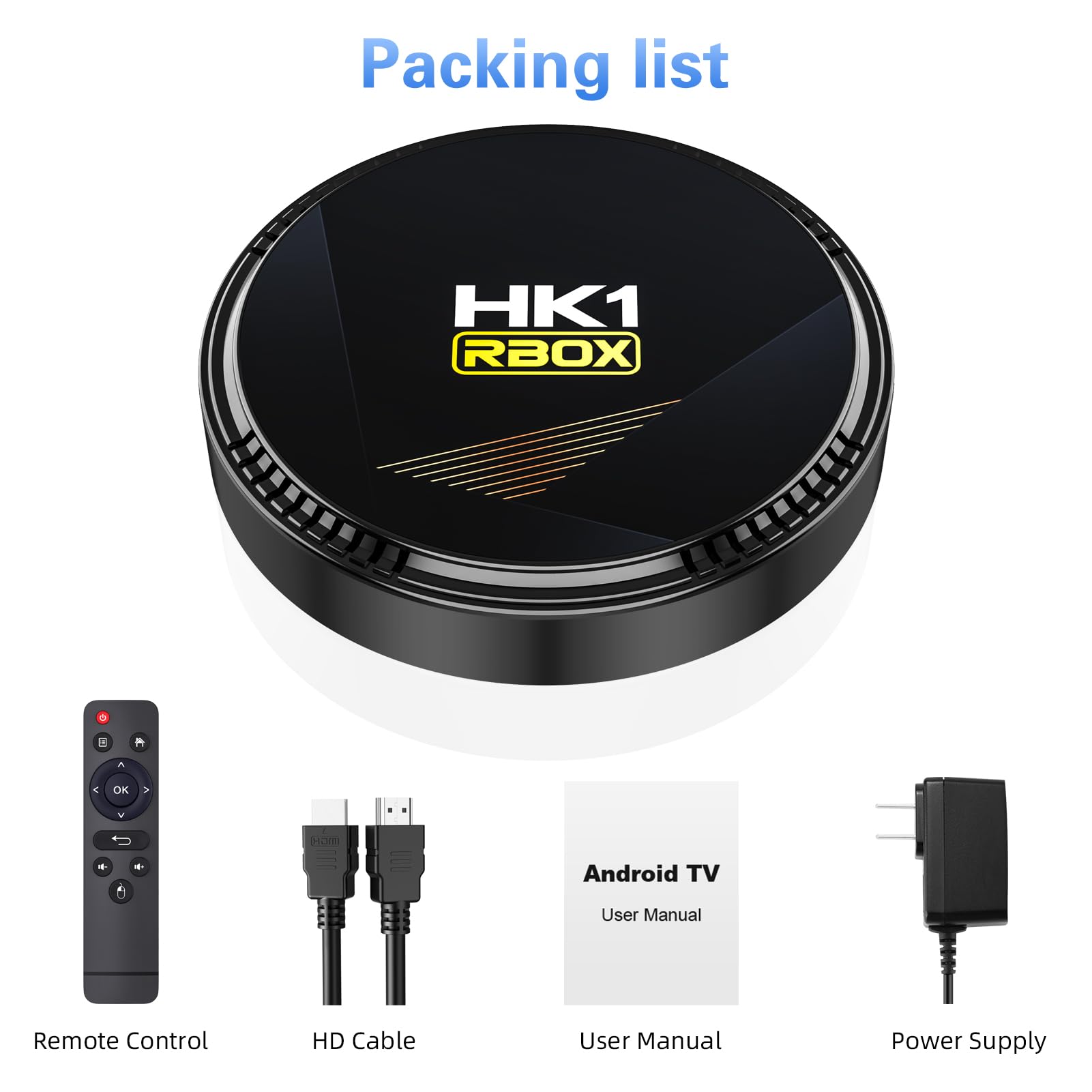 Android Box, Android 12.0 TV Box with 4GB RAM 32GB ROM Allwinner H618 Quad-Core 64-bit Cortex-A53, Builtin 2.4GHz/5.0GHz WiFi6 Bluetooth 5.0+, Support H.265/3D/8K Ultra HD/HDMI 2.0 Smart TV Box