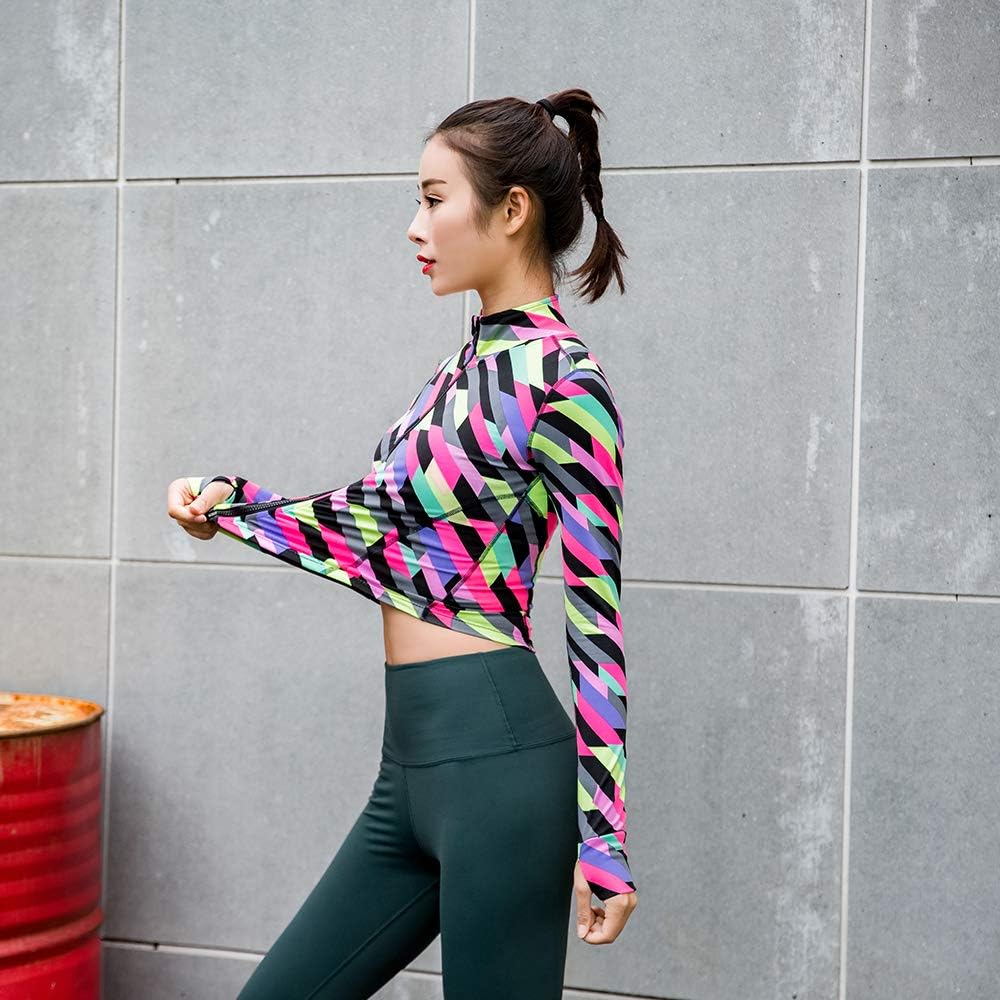 Specific Heart Women’s Stretchy Workout Lightweight, Full Zip Running Track Jacket: Clothing