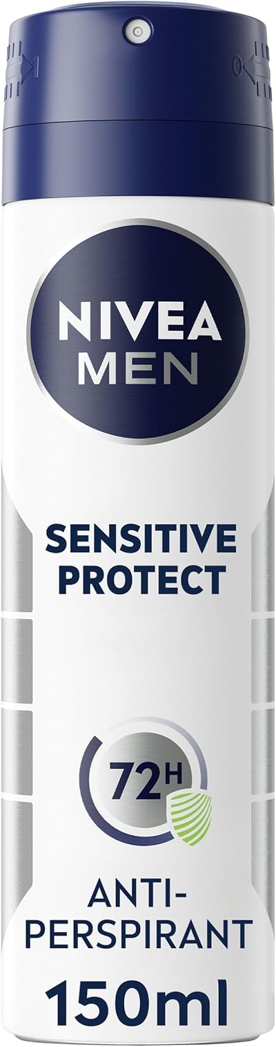 NIVEA MEN Sensitive Protect Spray 150ml Anti-Perspirant Deodorant Men