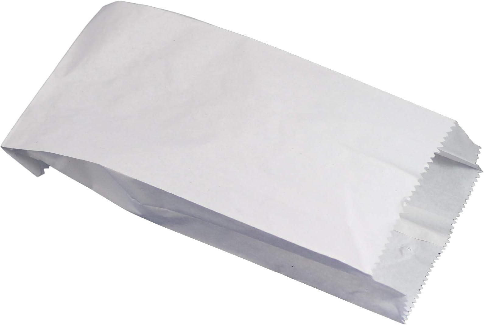 ( Pack of 100 ) White 350 x 210 x 80 mm , 35 x 21 x 8 cm Paper Gift Wedding Party Paper Merchandise Sack Bags Lunch storage container food Flat Craft takeaway sandwich ,
