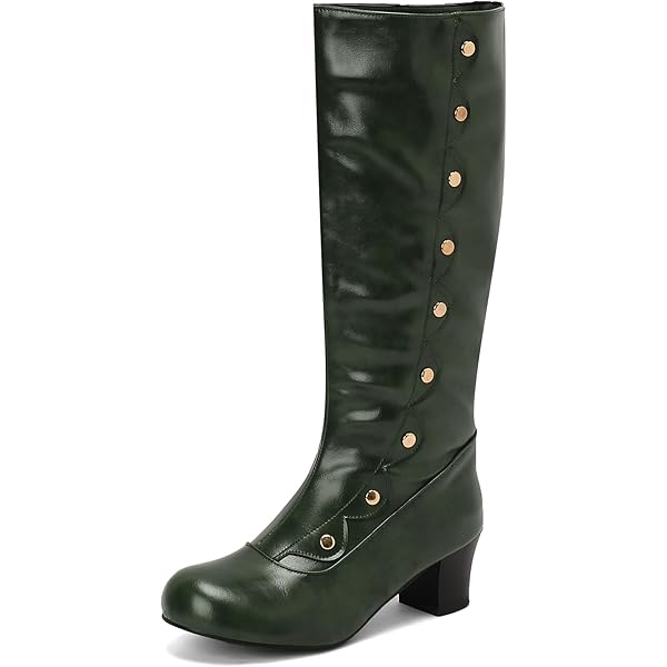 victorian ポンチョ/ブラック Amazon.com | BEAUPAS Women's Victorian Knee High Boots