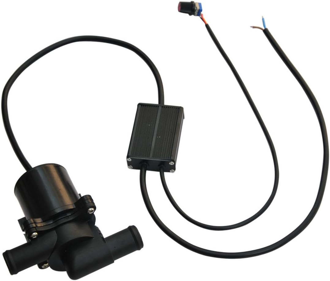 Aubig DC 24V Brushless Speed Adjustable Oil Water Pump 2450L/H Magnetic Drive Centrifugal Submersible 6.5M/21.3ft 3.6A 86.4W