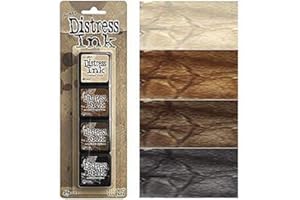 Distress Mini Ink Pads 4/Pkg-Kit 3