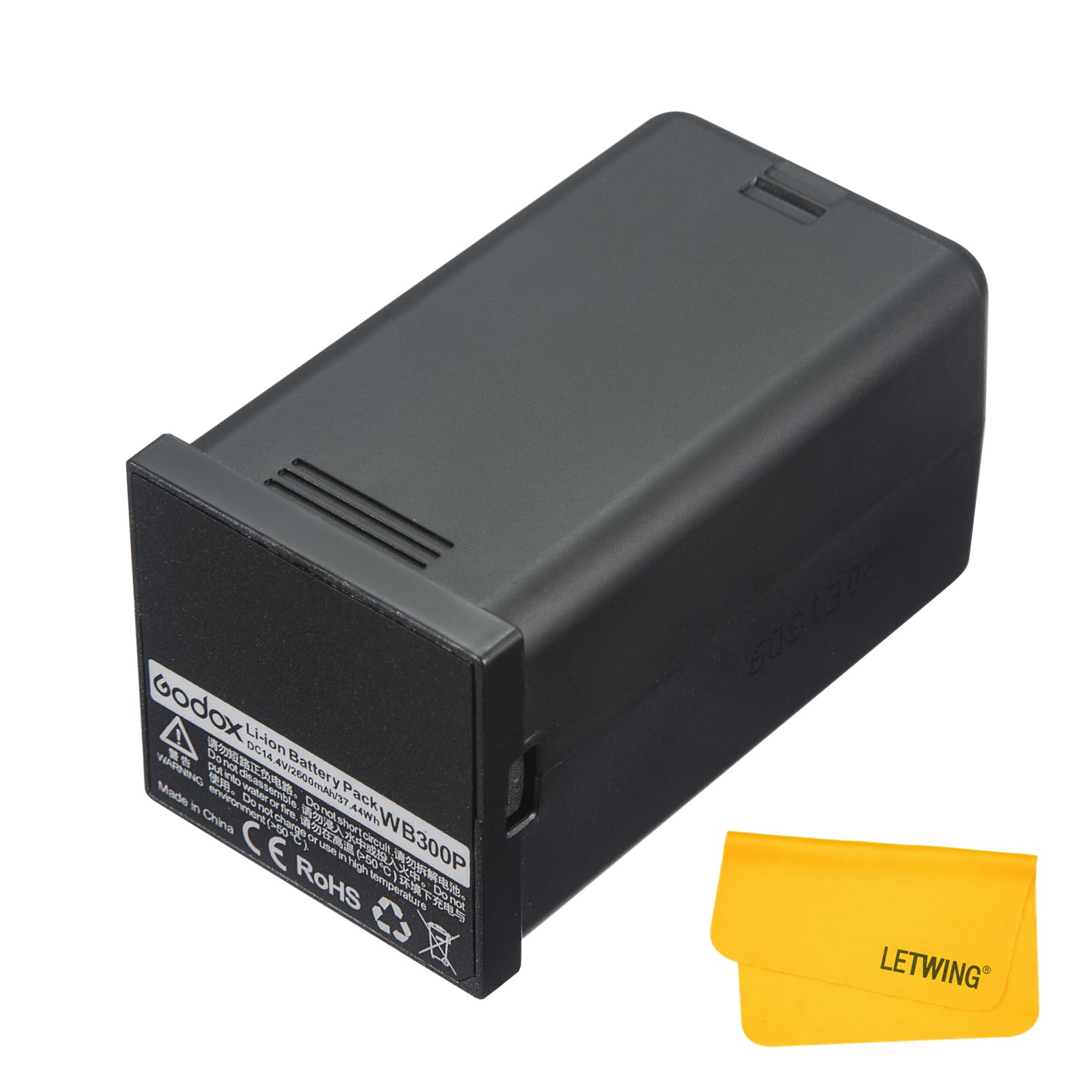 Photo 1 of GODOX WB300P Lithium Battery Pack Suitable AD300 Pro Strobe Light, DC 14.4V 37.44Wh 2600mAh High Performance Replacement Battery, Meet Your Photography Requirement