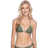 Body Glove Women's Smoothies DITA Solid Slider Triangle Bikini Top