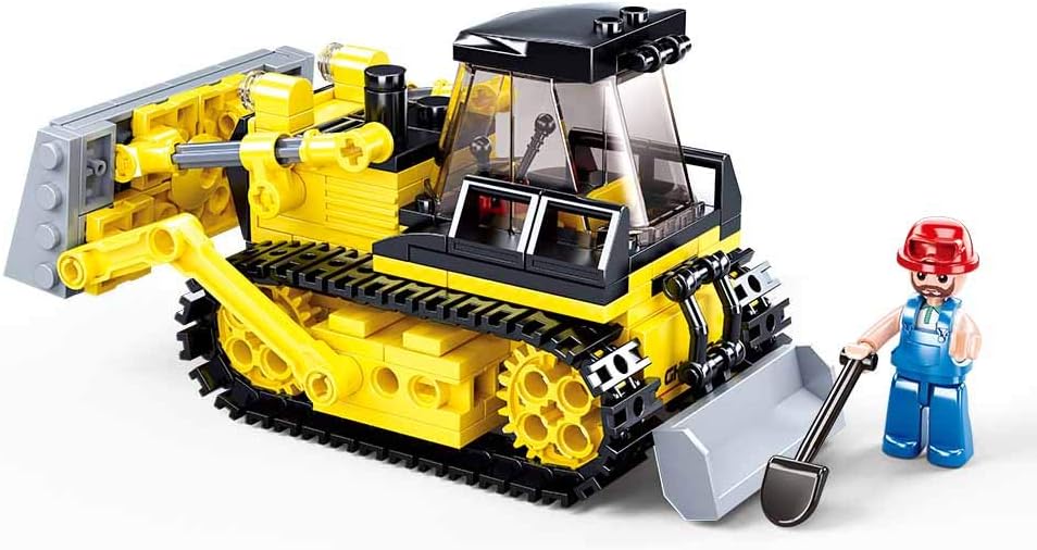 Sluban Town-bulldozer 231 Pieces, Mehrfarbig, 7 cm x 12 cm x 7 cm - Image 3