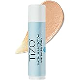 TiZO Lip Protection | Tinted | Broad Spectrum Sunscreen | UVA/UVB Protection | For all skin types | Titanium Dioxide and Zinc Oxide | 0.14 oz / 4.5 g